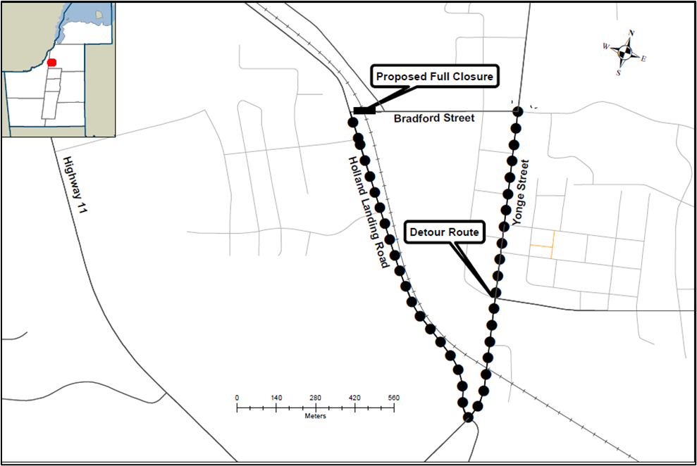 Image of Road Closure Map 