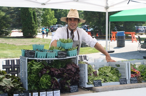 Vendor at the East Gwillimbury Farmers Market