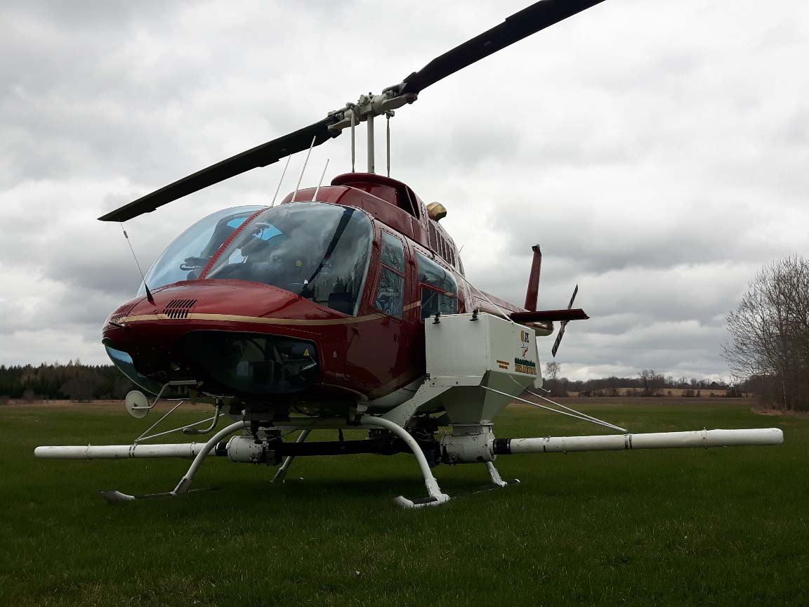 Mosquito Control Helicopter