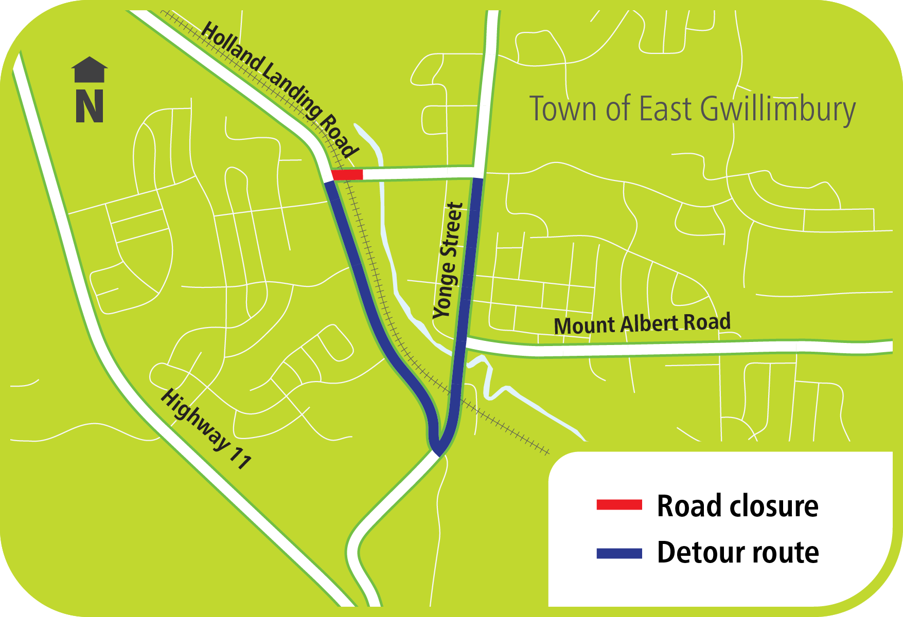 Bradford Street Road Closure Map