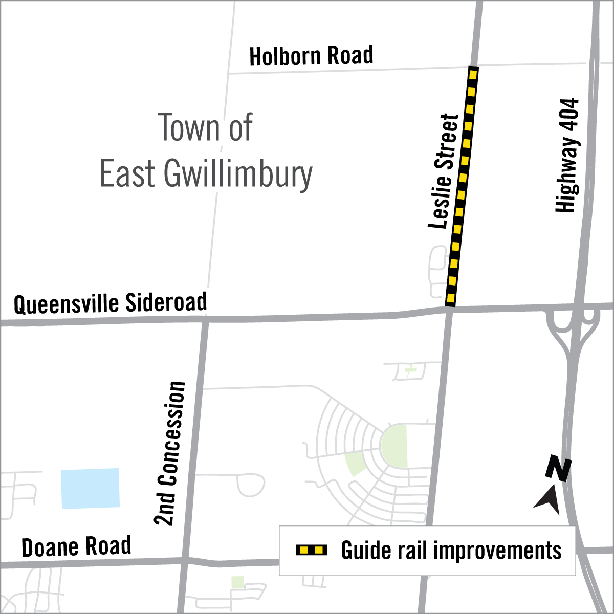 Leslie Street Map