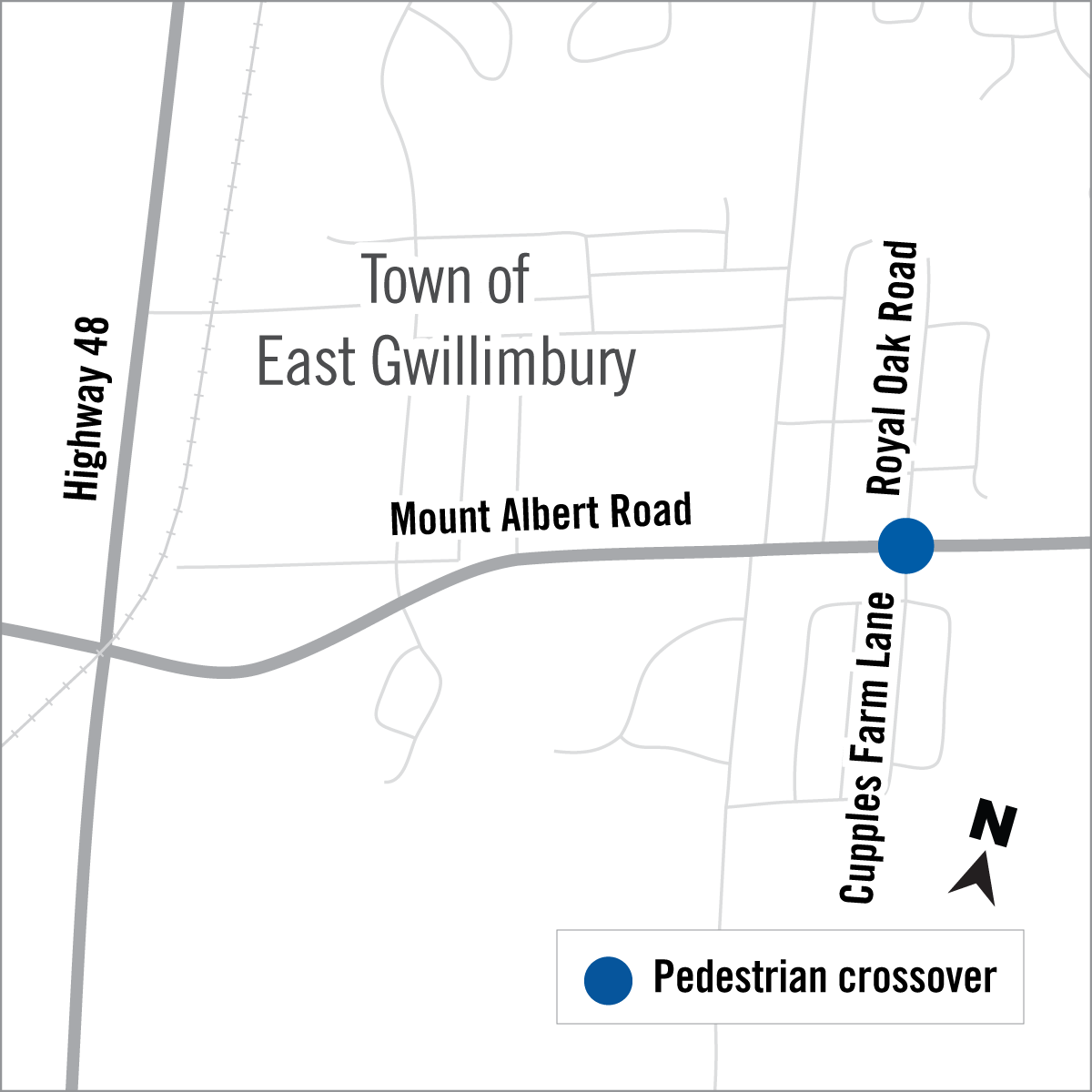 Mount Albert Road and Cupples Farm Lane/Royal Oak Road