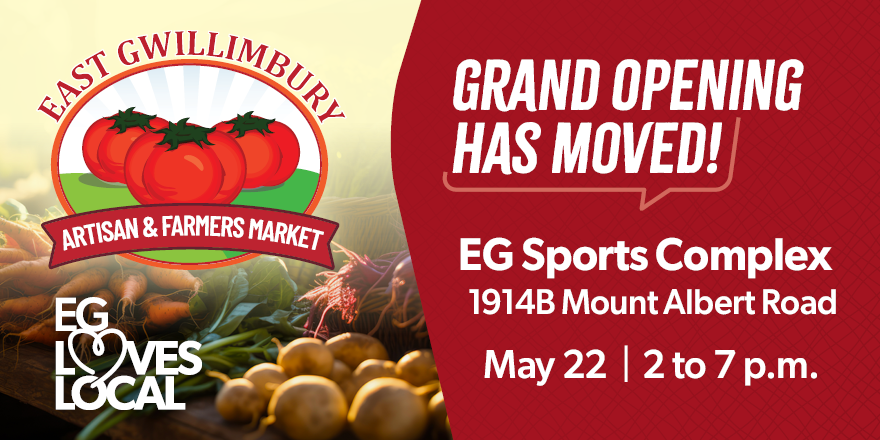 The photo is of the East Gwillimbury Artisan and Farmers Market