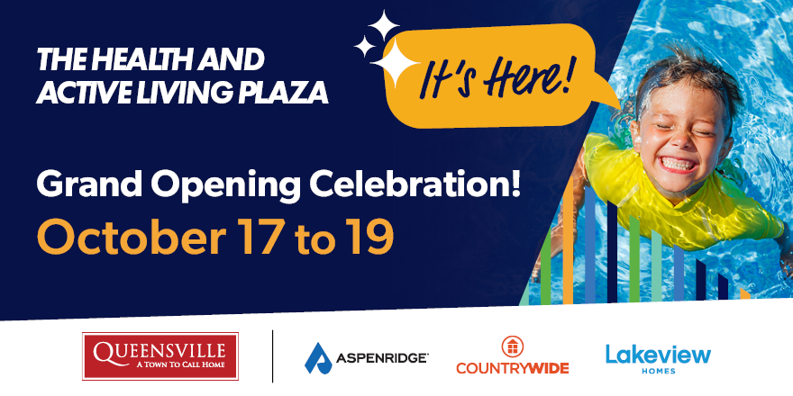 The photo is of the Health and Active Living Plaza Announcement Graphic