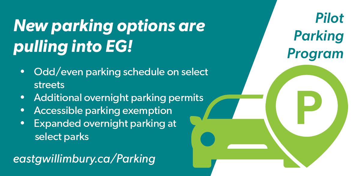 The text says Pilot Parking Program