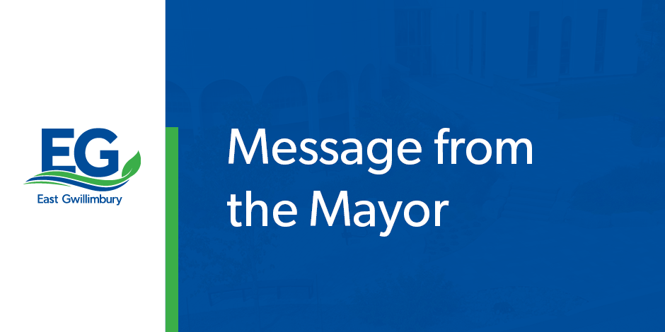 Message from Mayor Hackson