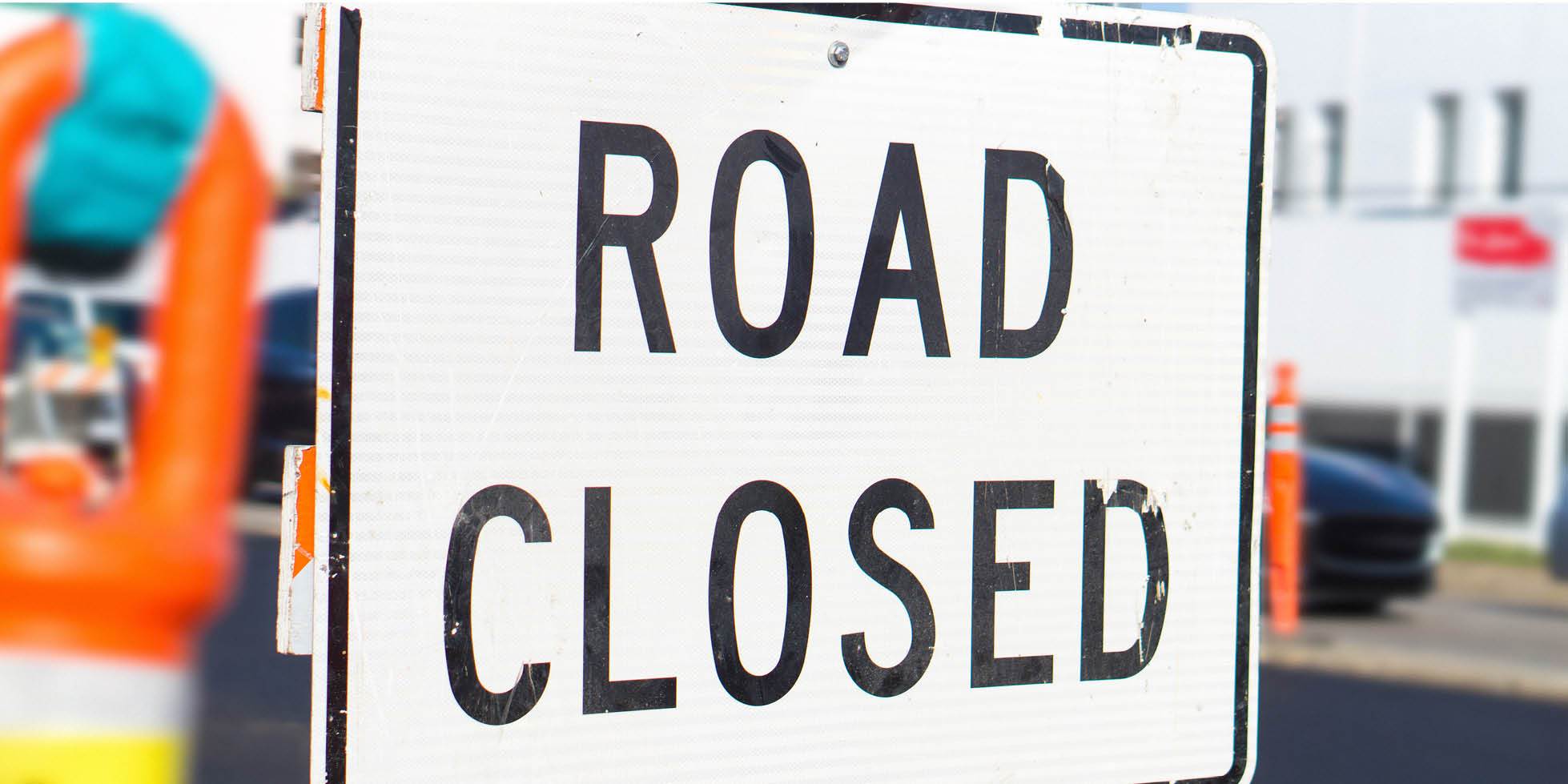 Road Closure Sign 