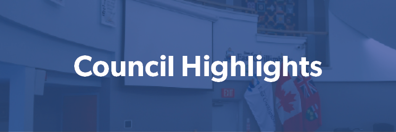 Council Highlights Header