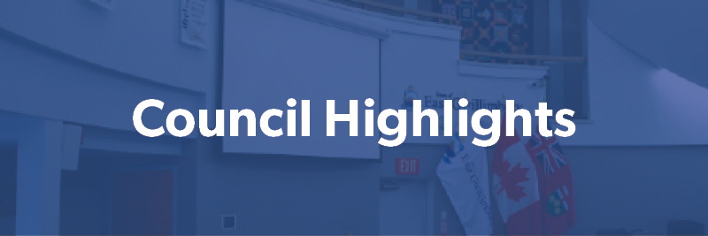 Council Highlights