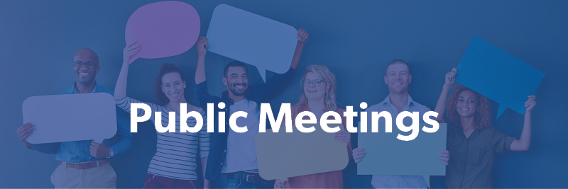 Public Meetings Banner