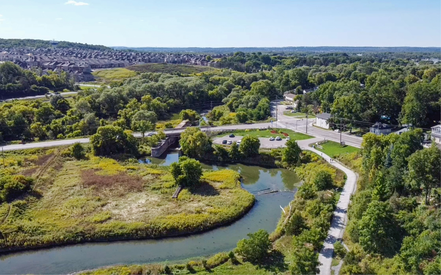 Nokiida Trail drone shot