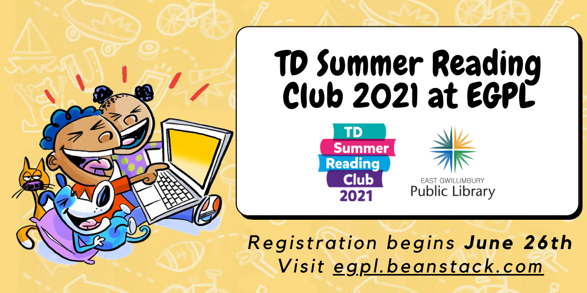 TD Summer Reading Club -East Gwillimbury Public Library Ad