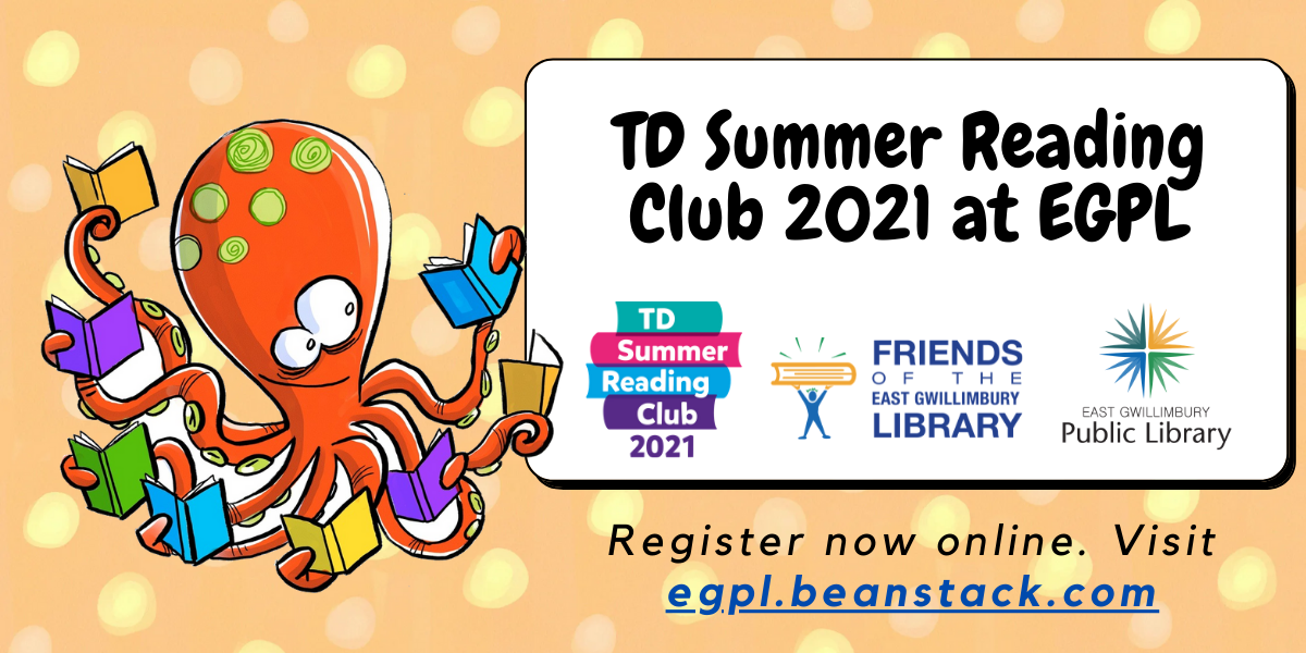 TD Summer Reading Club - East Gwillimbury Public Library Ad