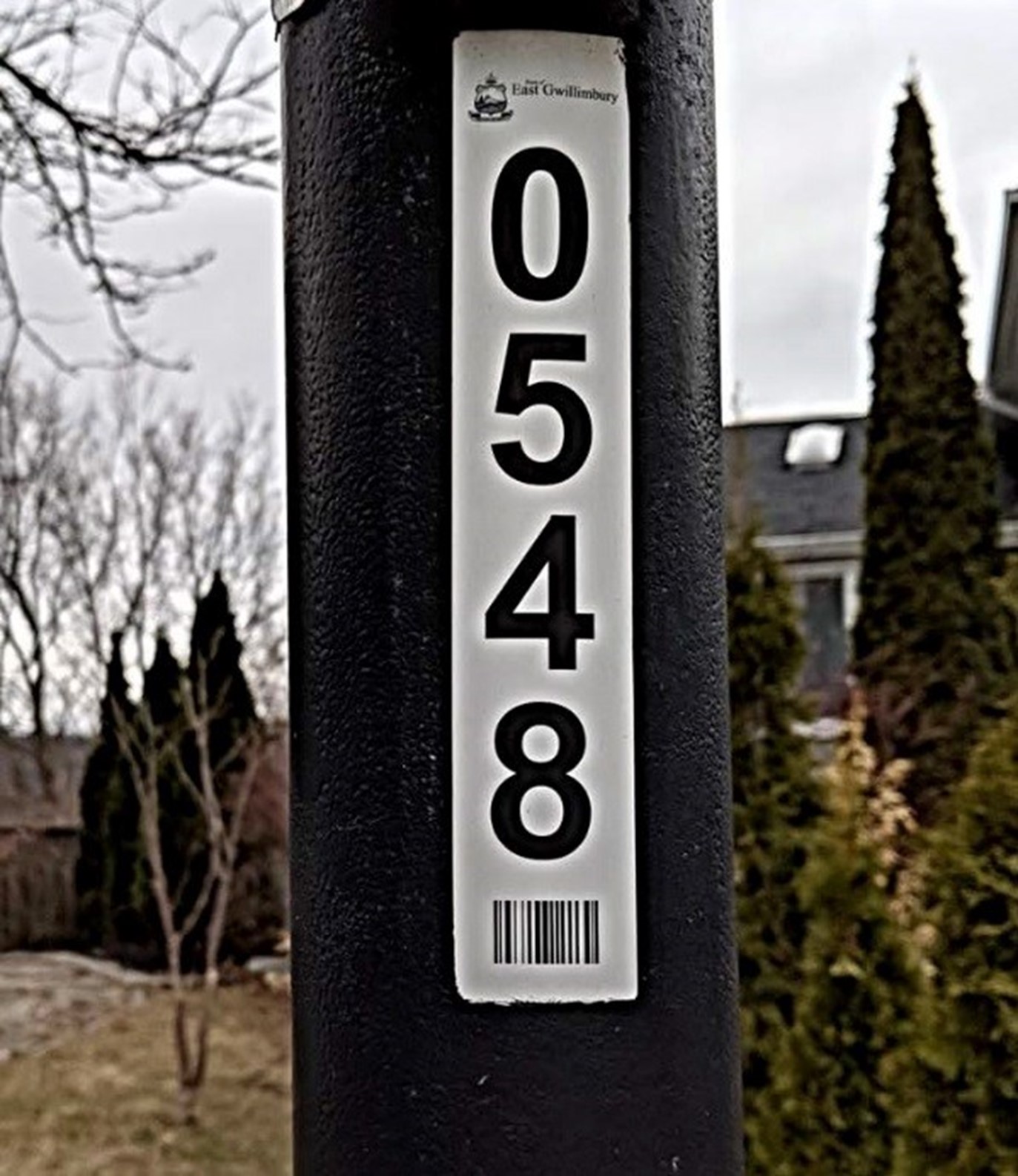 Barcode, Tag, ID, Pole, Streetlight