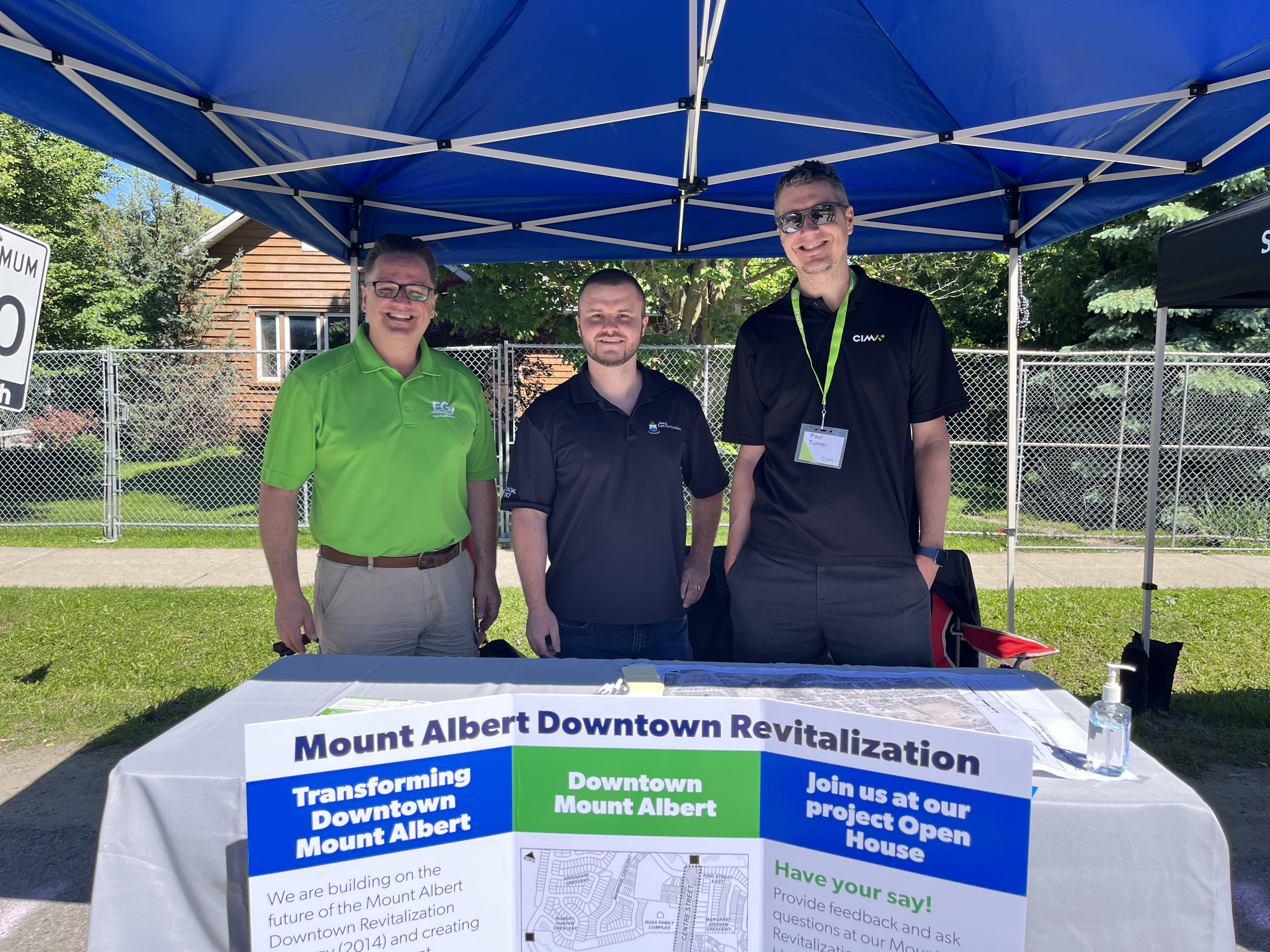 Mt. Albert Sports Day booth