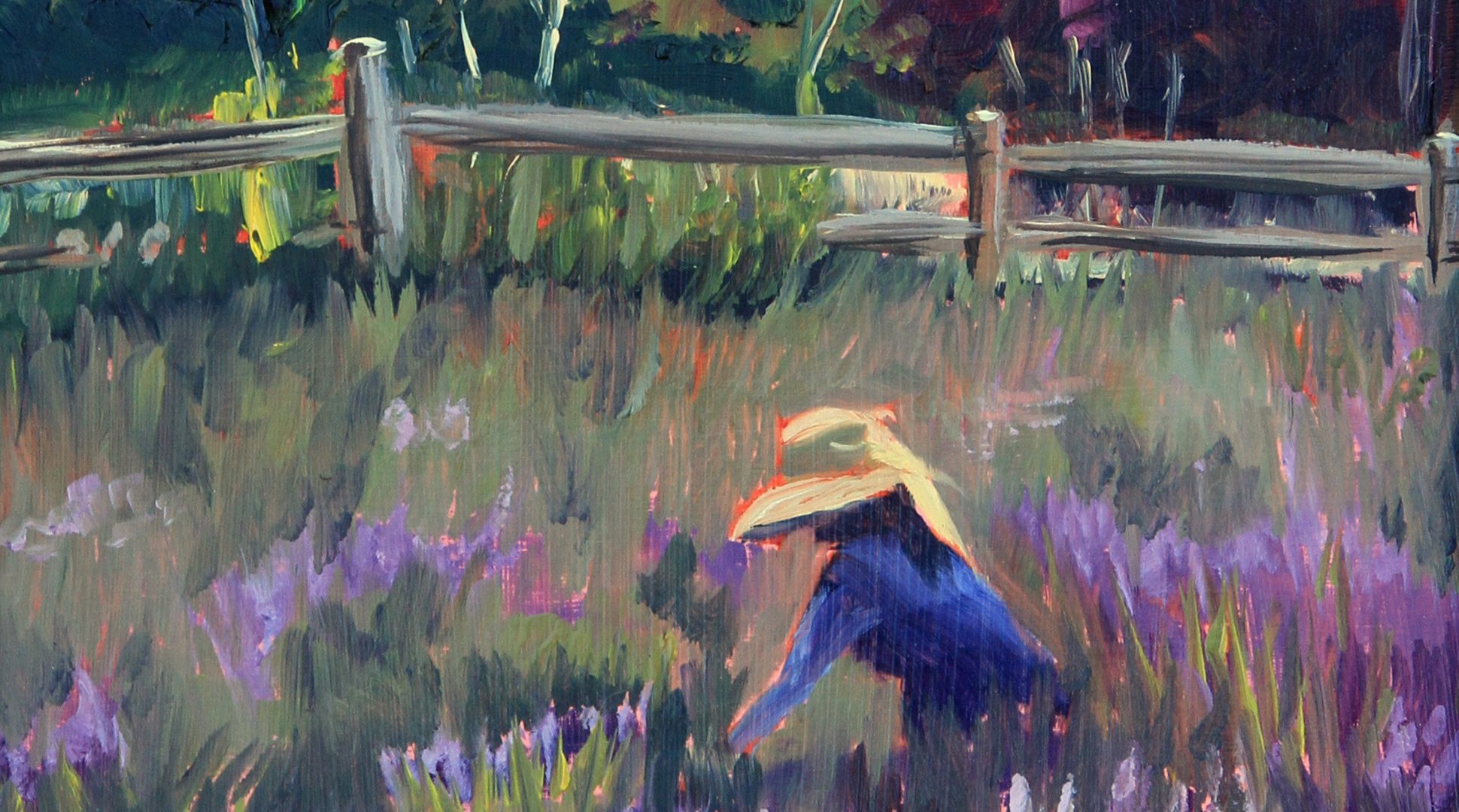 2021 Virtual Art Show - Mayors Selection Winner: "Lavender Blue" by Dawn Stanojev 