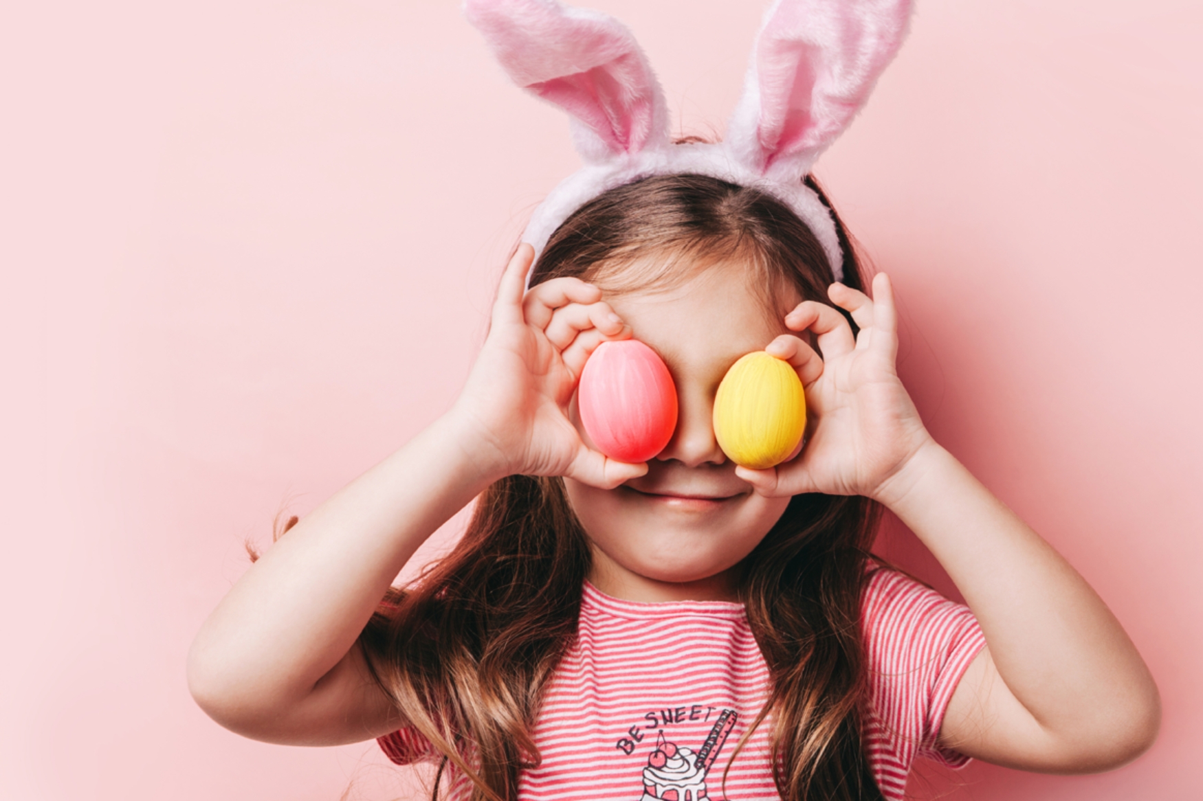 Child with easter egg