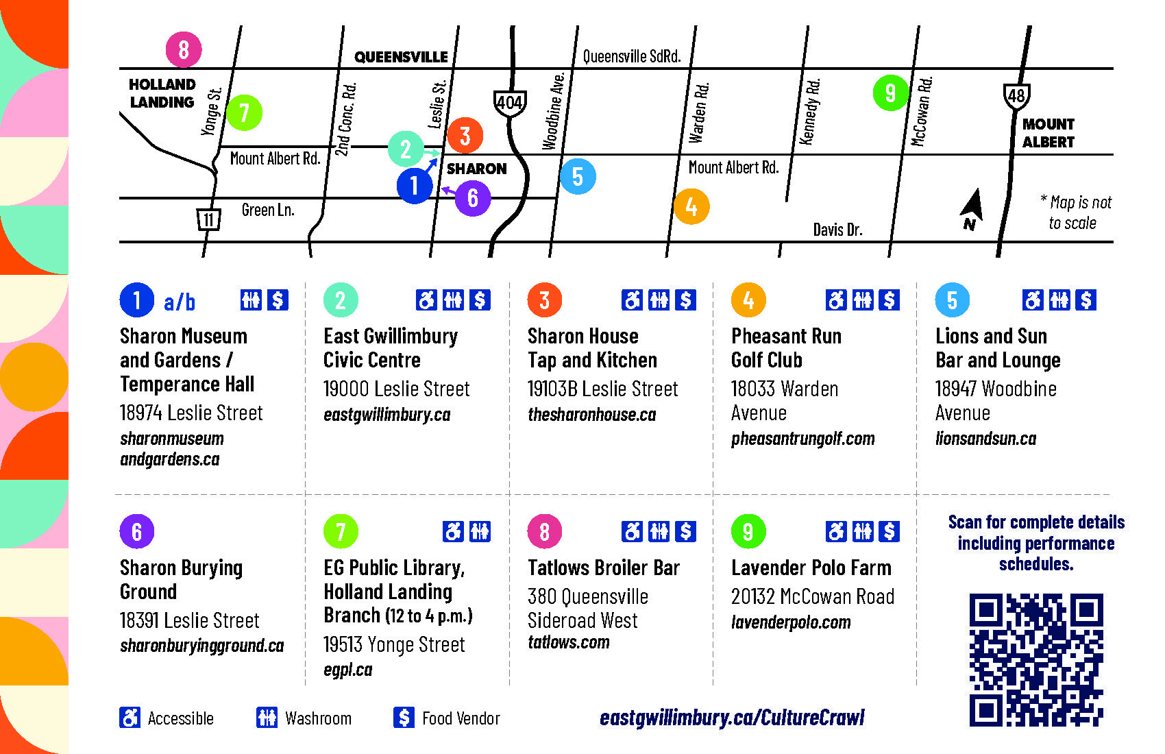 Culture crawl passport map