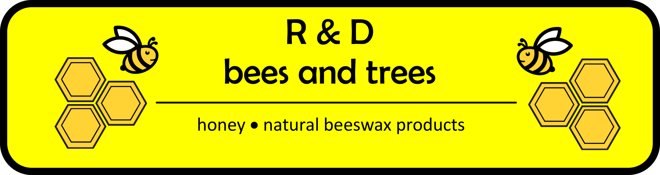 R&D bees and trees logo