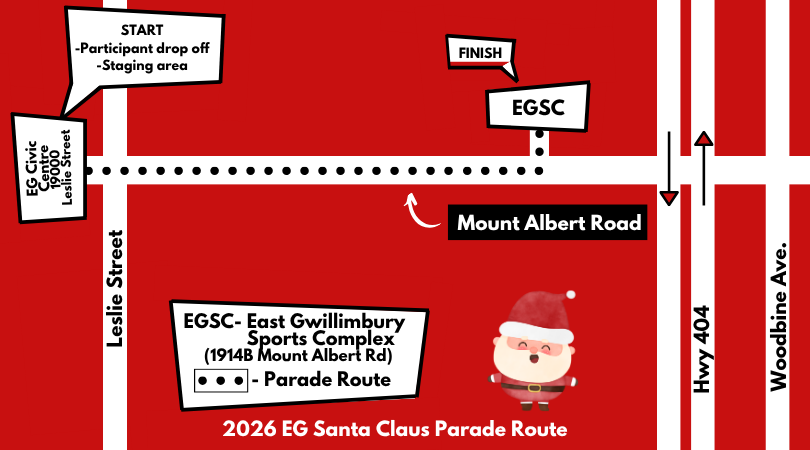 2026 Santa Claus Parade Route