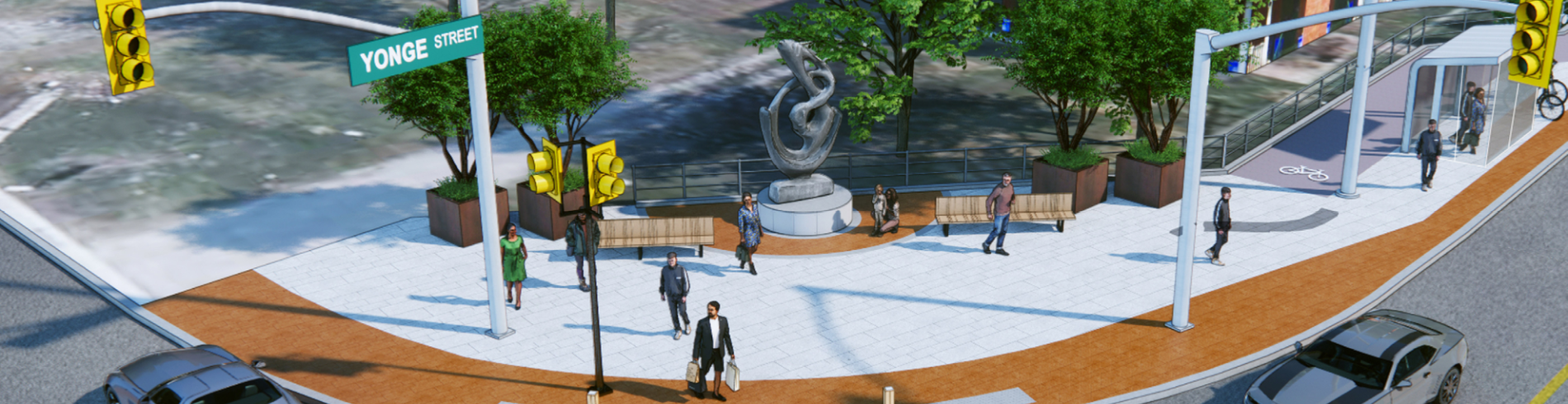 Rendering of Yonge Street updates