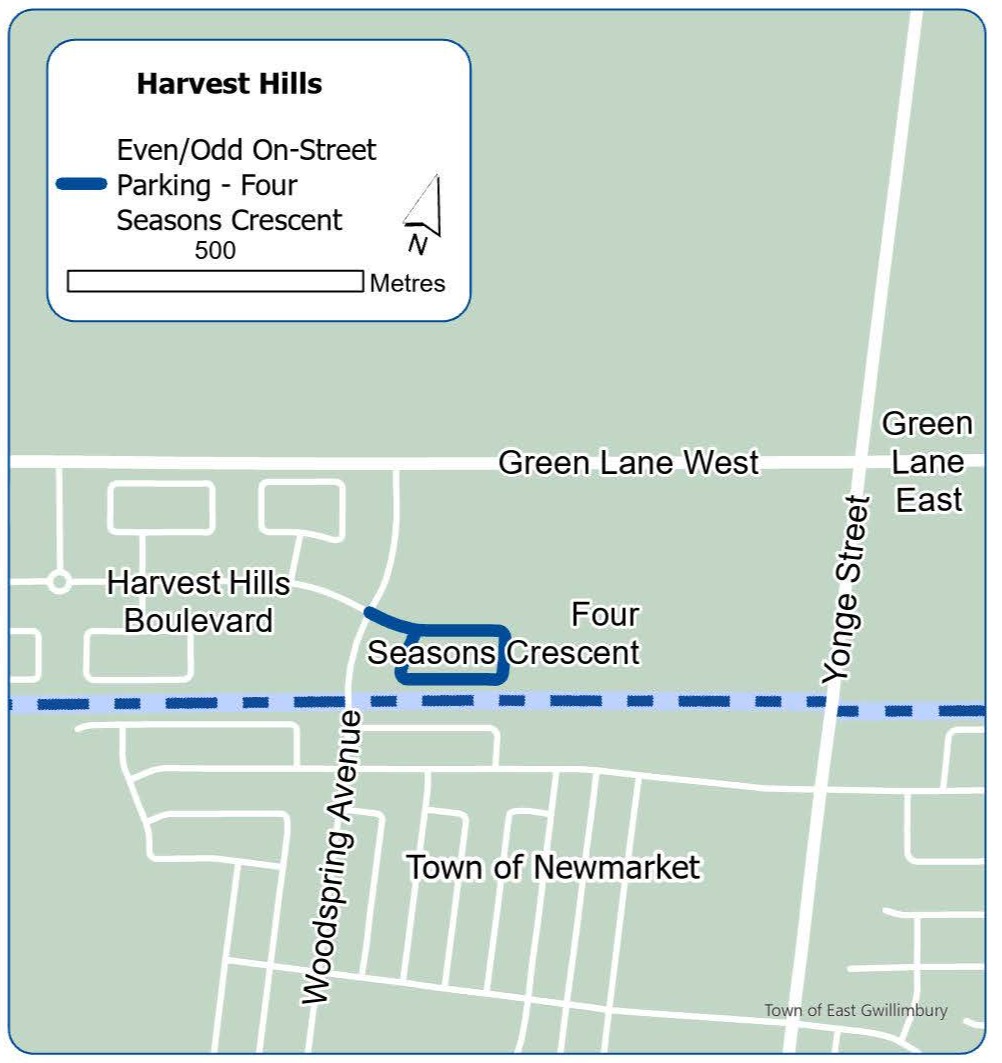 Harvest Hills Map