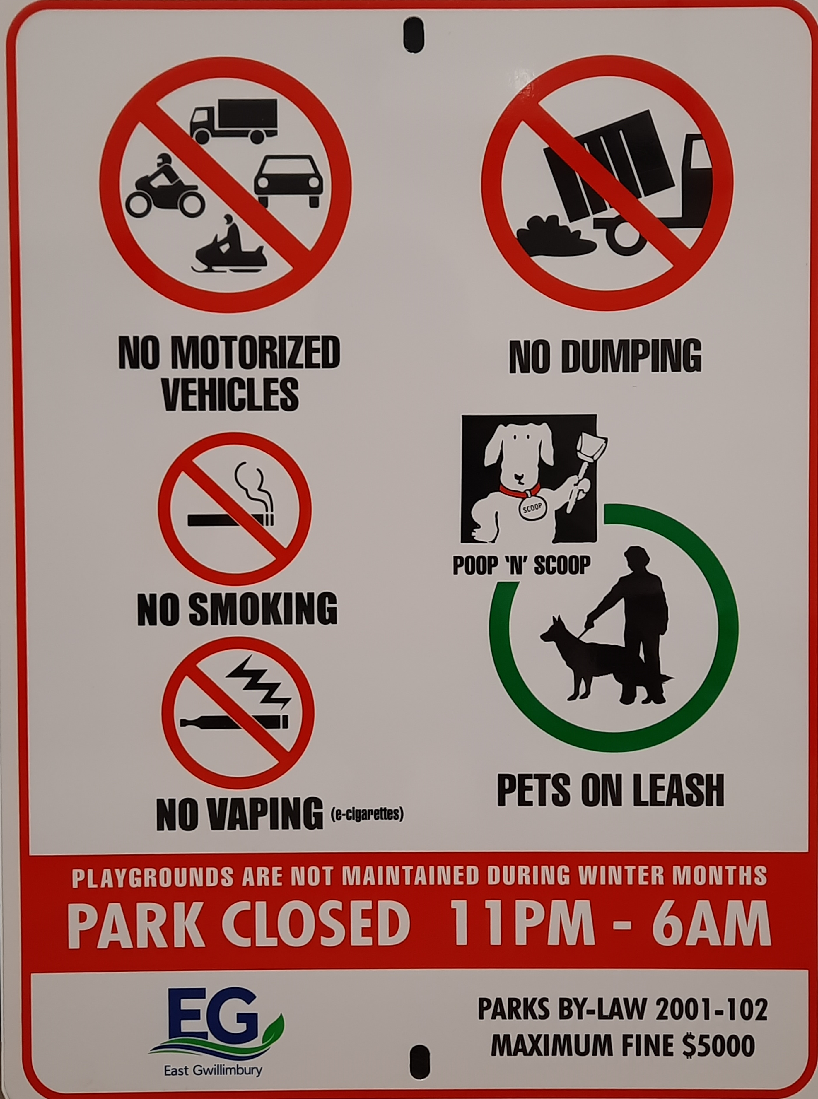 Pick up after your pet sign