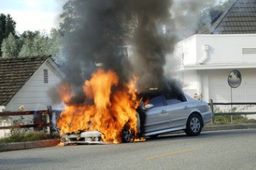 Car on Fire