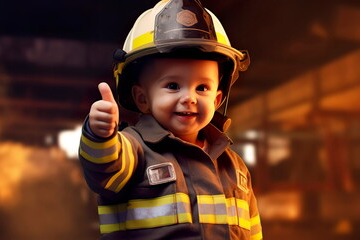 Kid firefighter