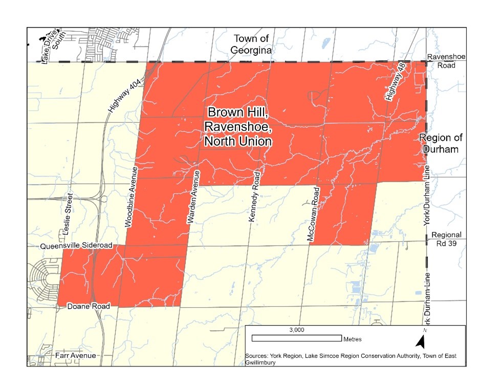 Map of Brown Hill, Ravenshoe and North Union