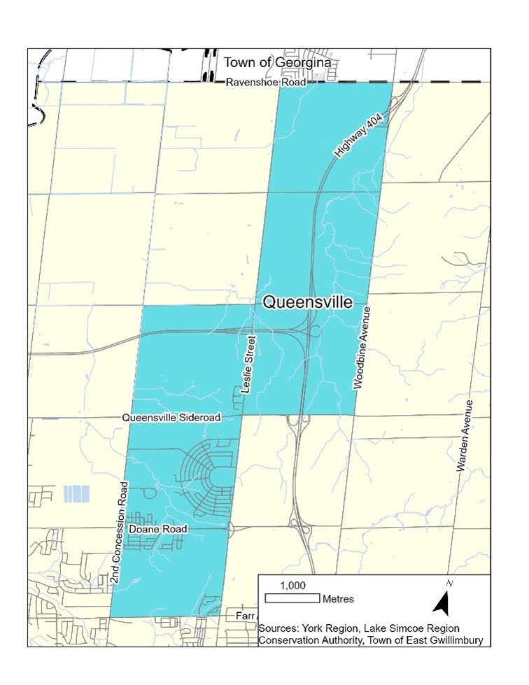 Map of Queensville