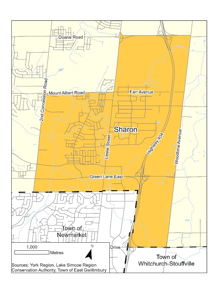 Map of Sharon