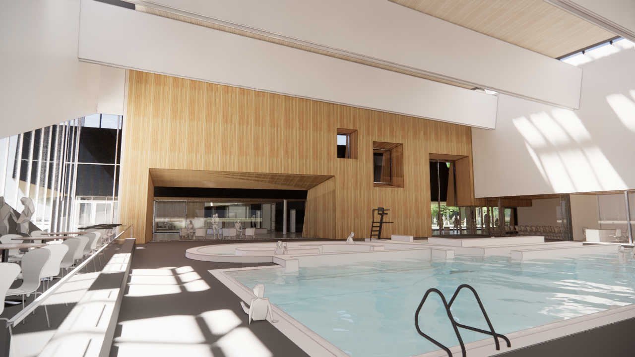 Rendering of interior pool