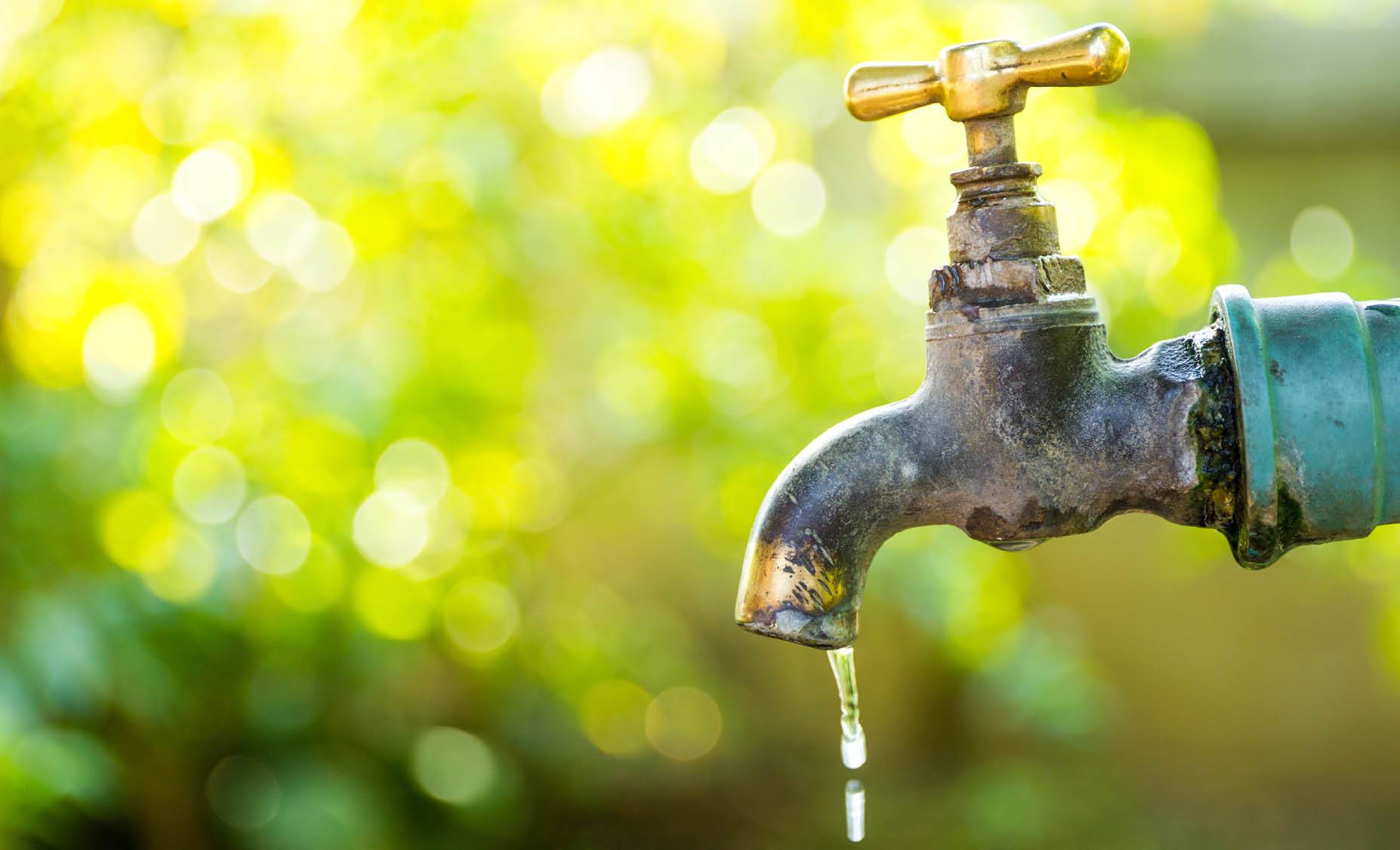 Outdoor water tap 