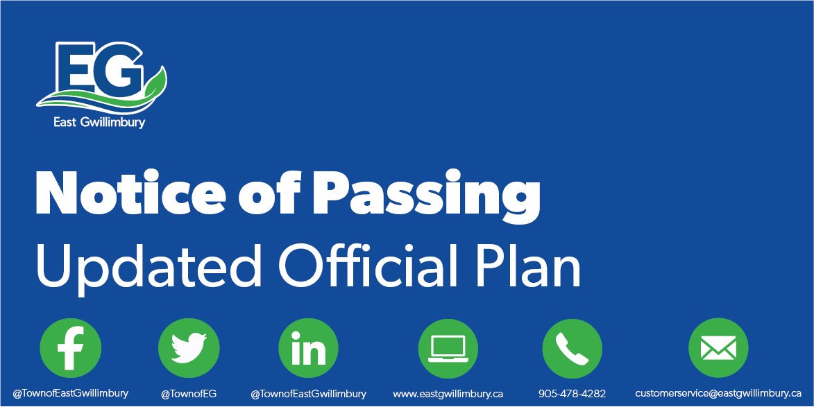 Notice of Passing banner