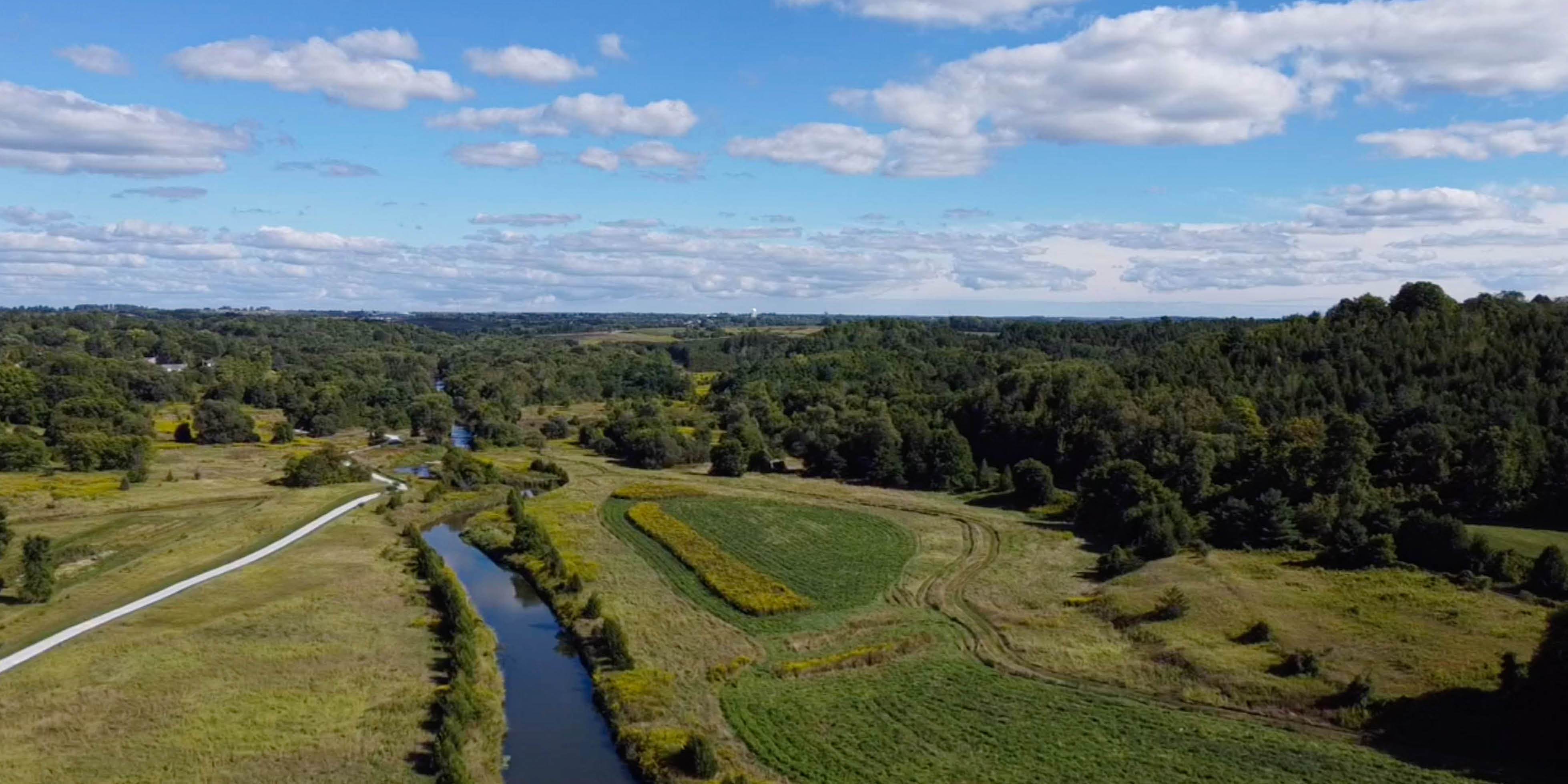 Aerial image of Nokiidaa Trail  