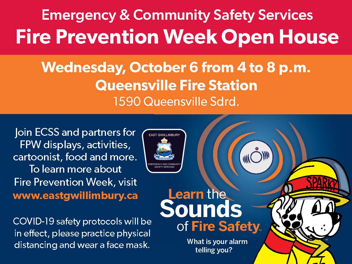 Fire Prevention Week Open House - October 6, 4 to 8 p.m.