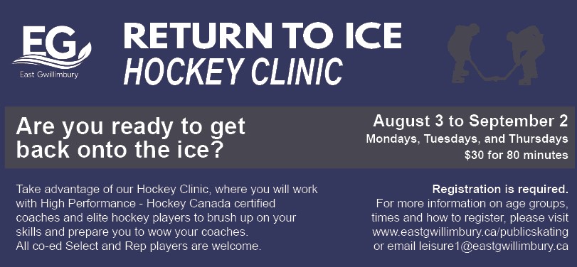 Return to Ice Hockey Clinic