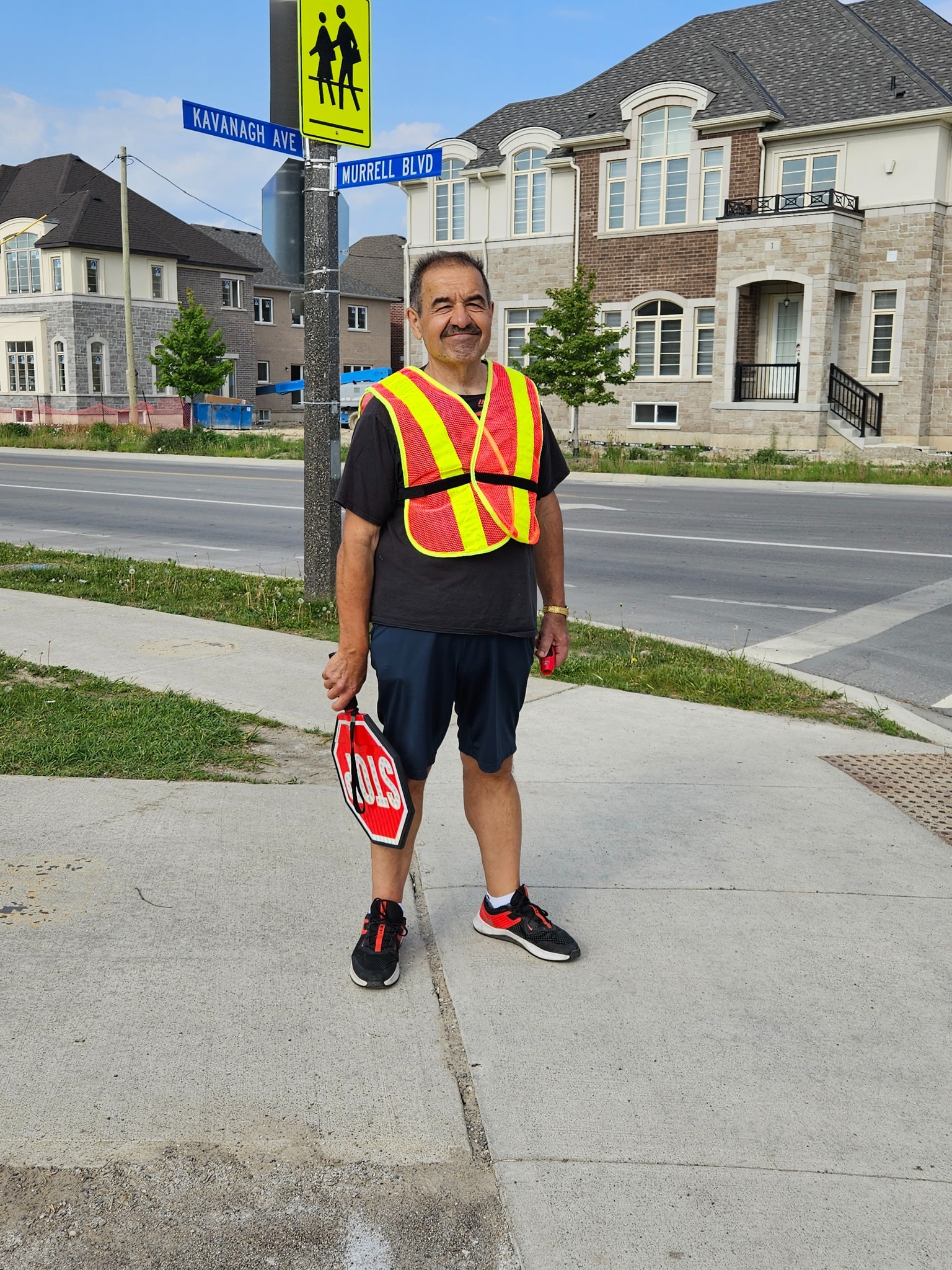 male crossing guard