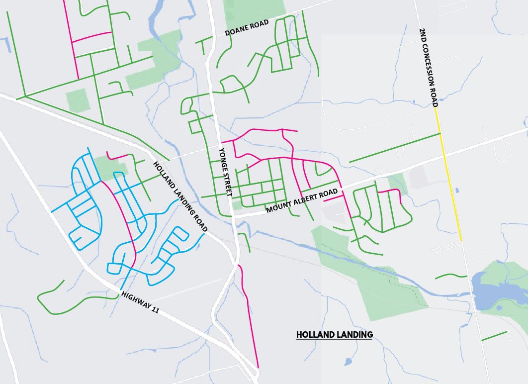 Map of Holland Landing