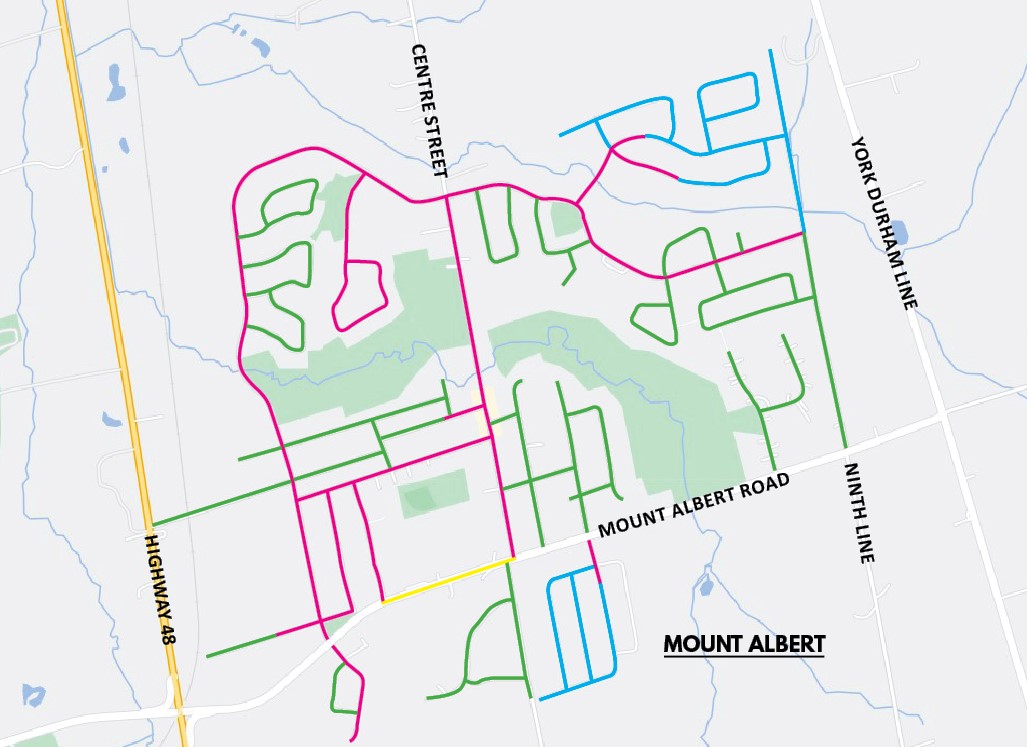 Map of Mount Albert