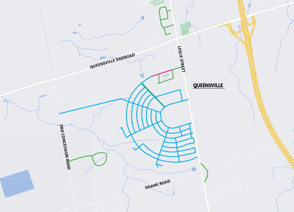 Map of Queensville