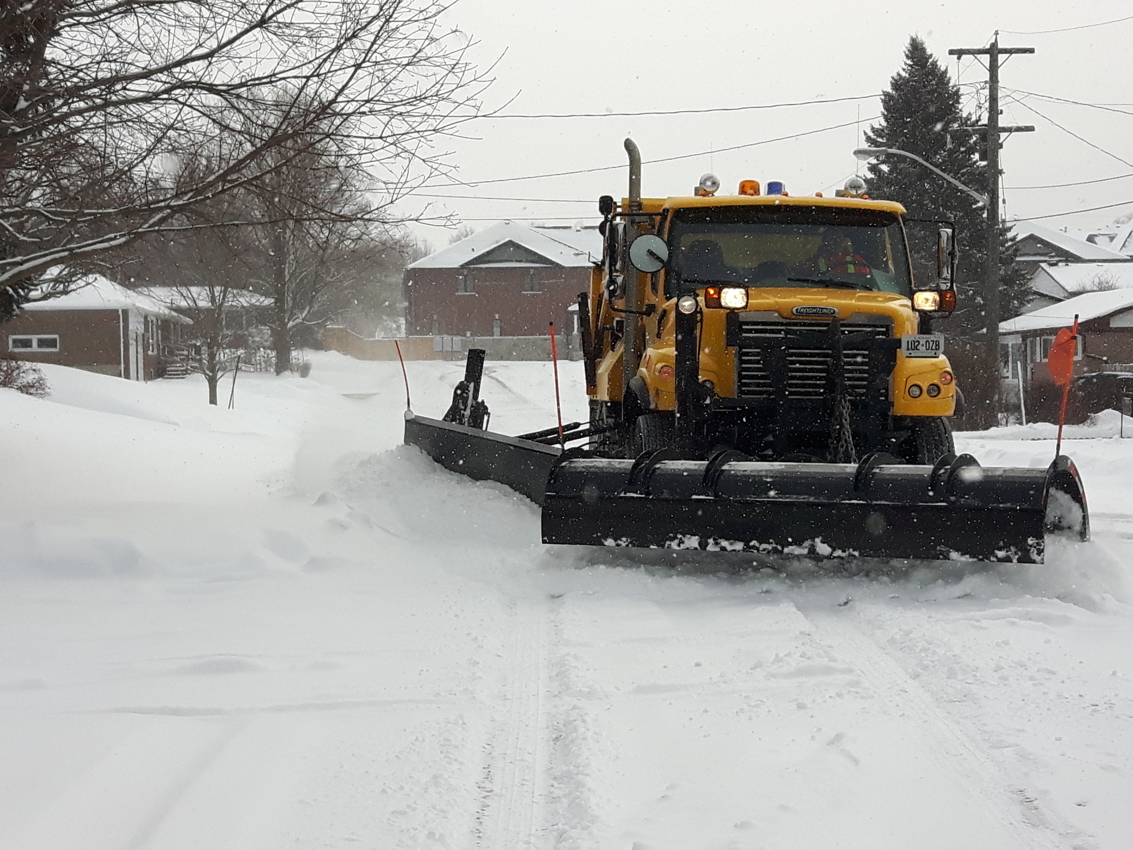 Winter snowplow