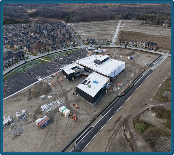 Aerial View of Building