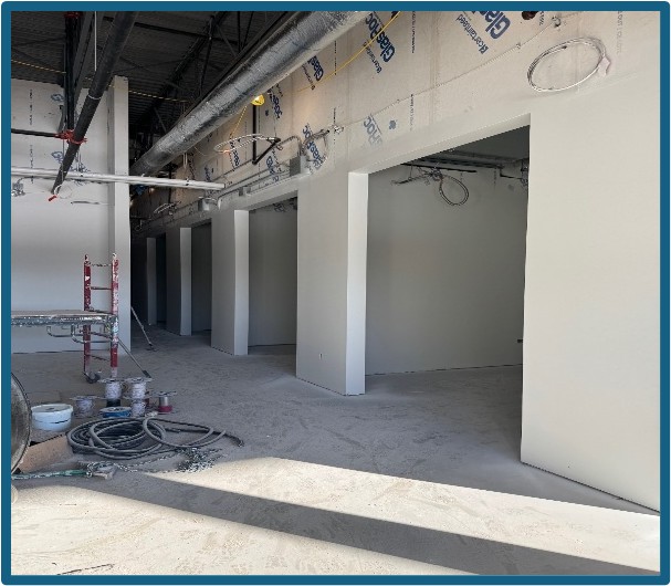 Recreation Office Drywall Completion