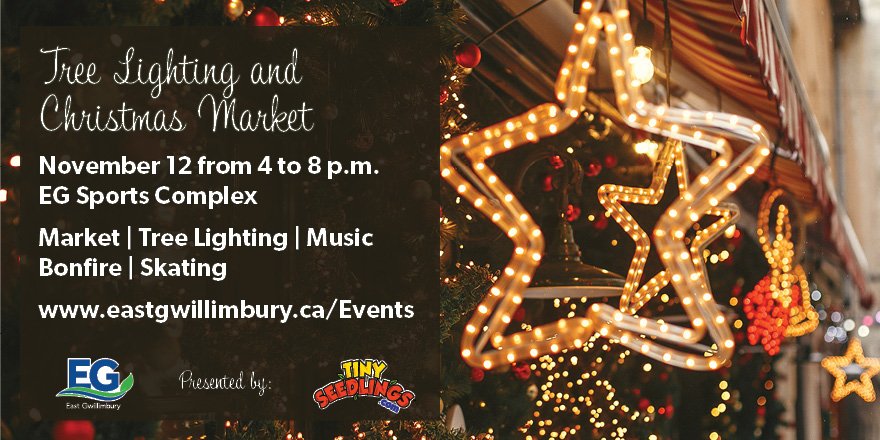 Tree Lighting and Christmas Market Invite