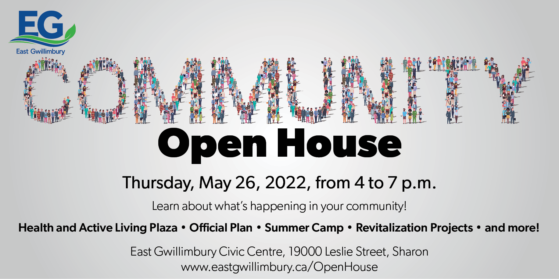Community Open House invite