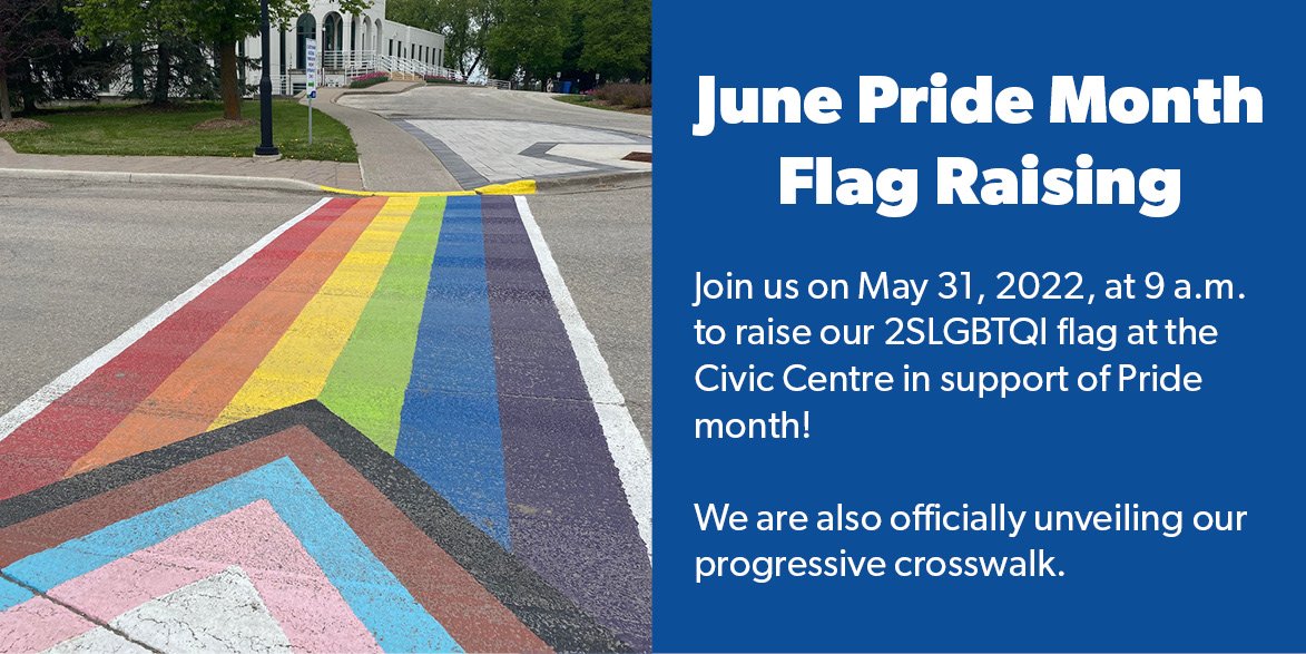 Pride Flag raising invitation