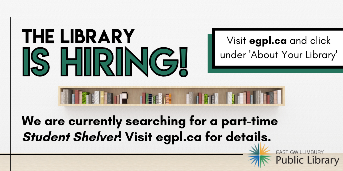 Library is hiring image
