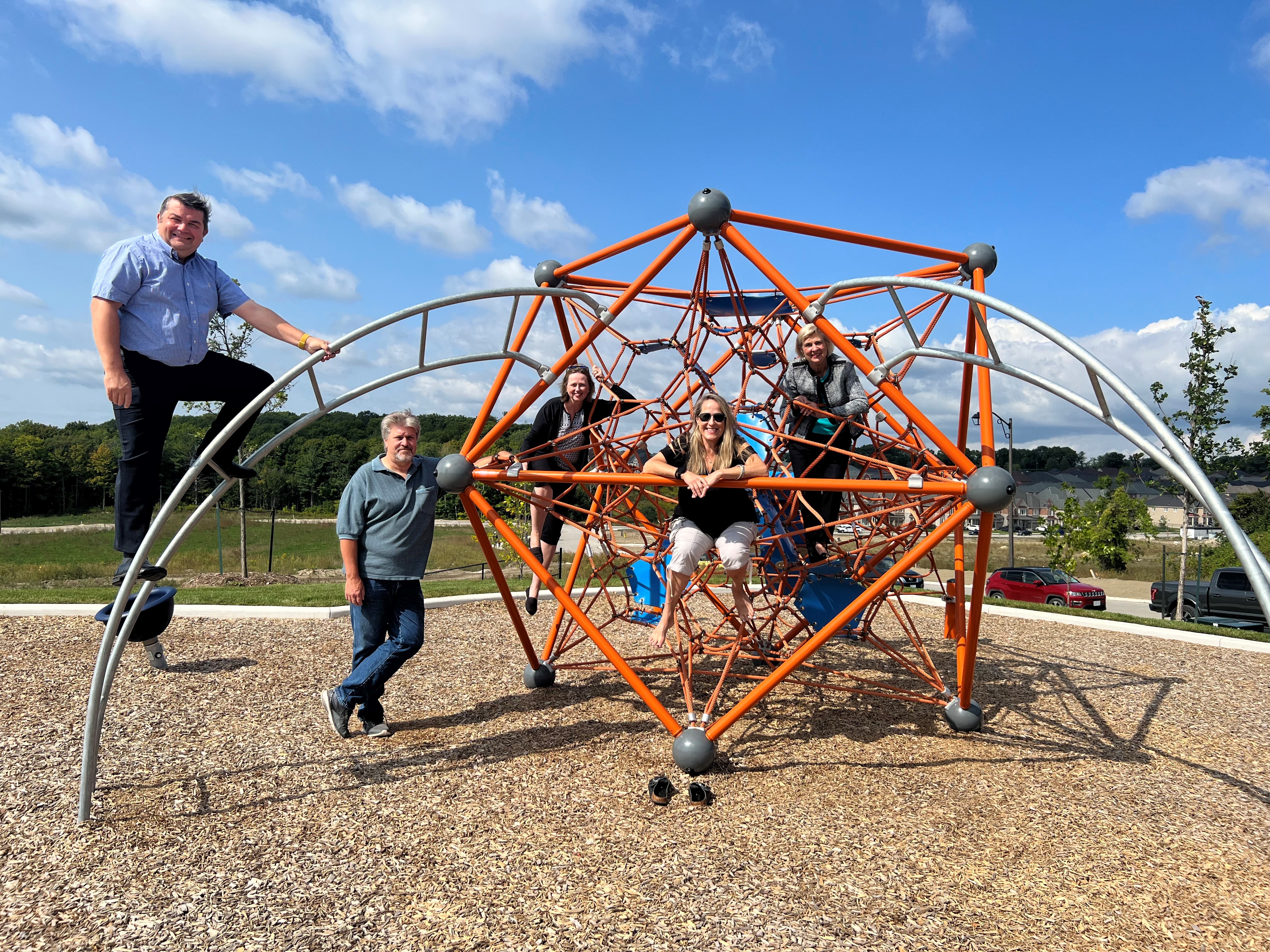 Mayor and Council at the opening of Beechwood Park 